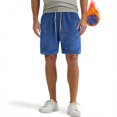 thumbnail image 1 of YUEVORA Casual Shorts for Men, Drawstring Elastic Waist Shorts, Knee Length Relaxed Fit Athletic Shorts with Side Pockets, 1 of 6