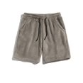 thumbnail image 1 of YUEVORA Casual Shorts for Men, Drawstring Elastic Waist Shorts, Knee Length Relaxed Fit Athletic Shorts with Side Pockets, 1 of 6