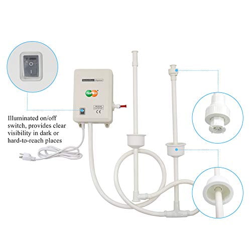 YUEWO Bottle Water Dispenser Pump System 20ft with 110V AC US Plug for
