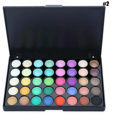 YUEYAN 40 Colors Eyeshadow Palette Matte And Shimmer Colorful Bright Colors Eye Palettes Shadow Professional Brush With Makeup