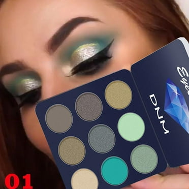 YUEYAN 9 Colors Eyeshadow Palette Waterproof Pearlescent Matte Party Earth Color