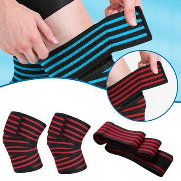 YUEYAN Fitness WeightLifting Leg Knee Compression Straps Wraps Bandages Elastic