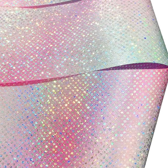 YUEYAN Flashing Star Dance Ribbon Rhythmic Art Bar Rainbow 2M 4M