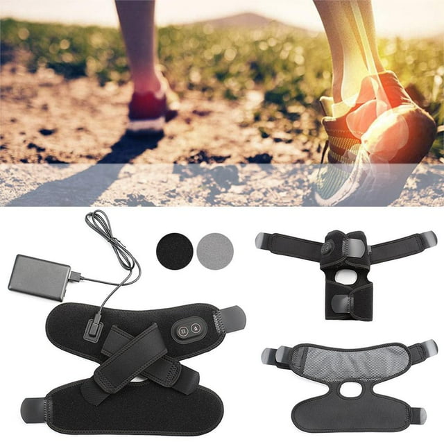 YUEYAN Foot Massager Ankle Sprain Pain Relief Heating Vibration Massage