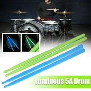 YUEYAN Luminous Drum Sticks Glow in The Dark Stage Band Performance New Drumstick