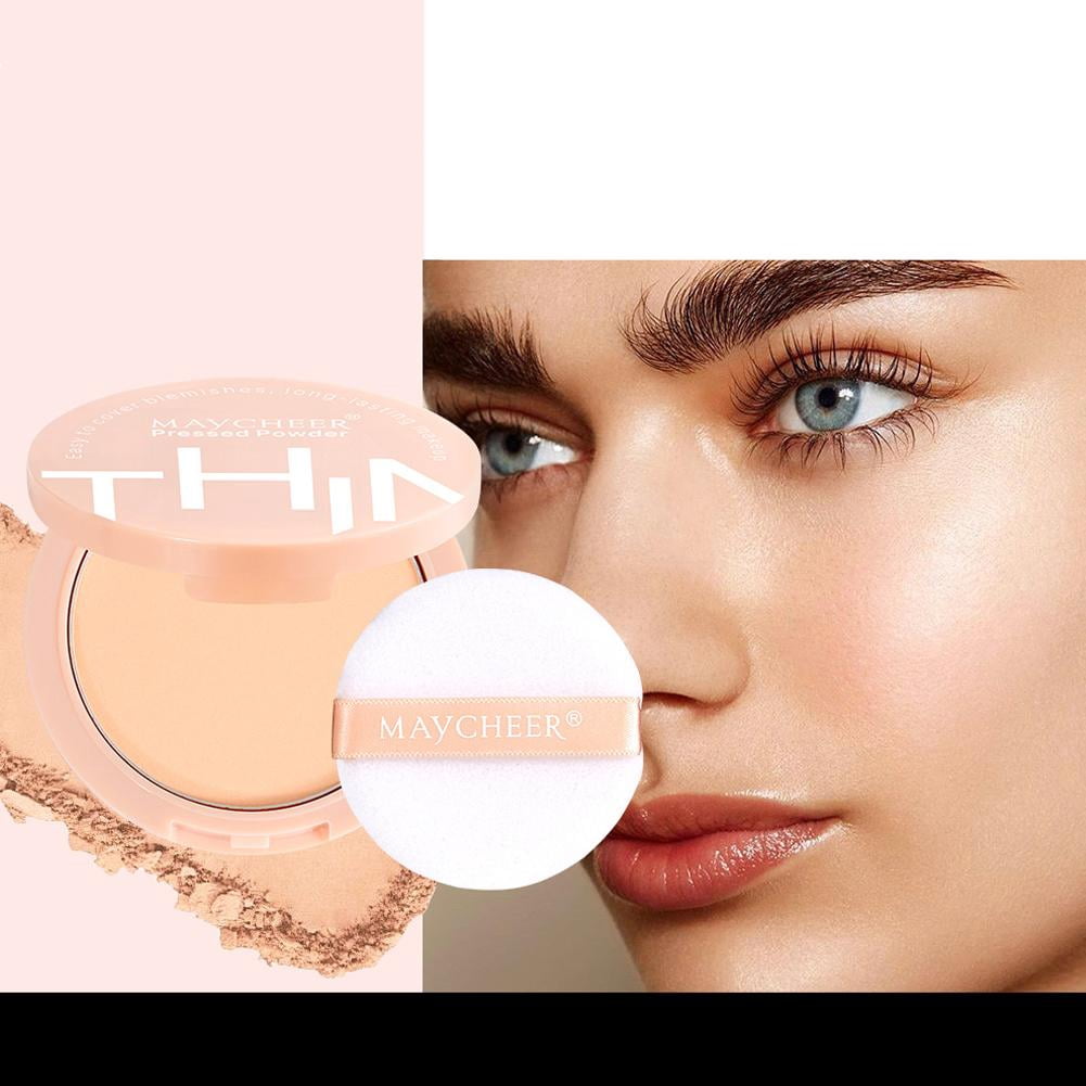 02# Natural Beigemaycheer Meixier Light Waterproof Powder Foundation ...
