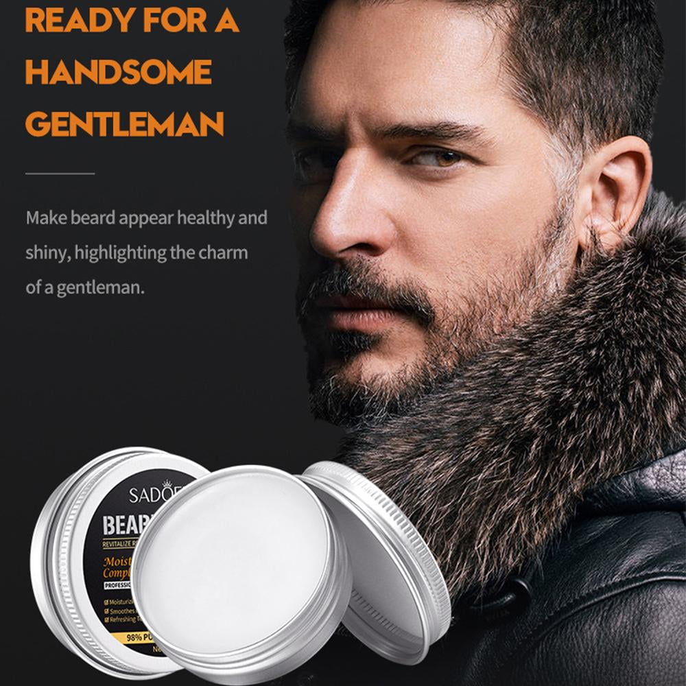 YUEYAN Natural Beard Balm Professional Beard Care Products Organic Moustache Wax