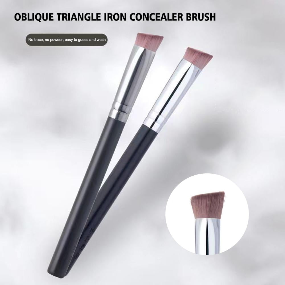 Triangle Concealer YUEYAN Oblique Triangle Iron Concealer Brush Makeup Tools - Walmart.com