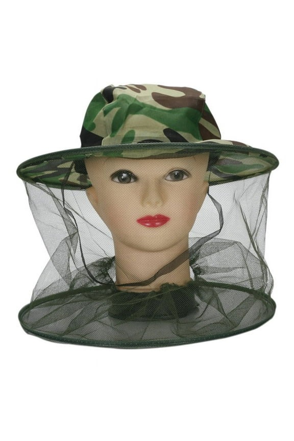 Unisex Mosquito Bee Bug Insect Mesh Head Face Fast Hat K3L5 Net Z5K9 Cap