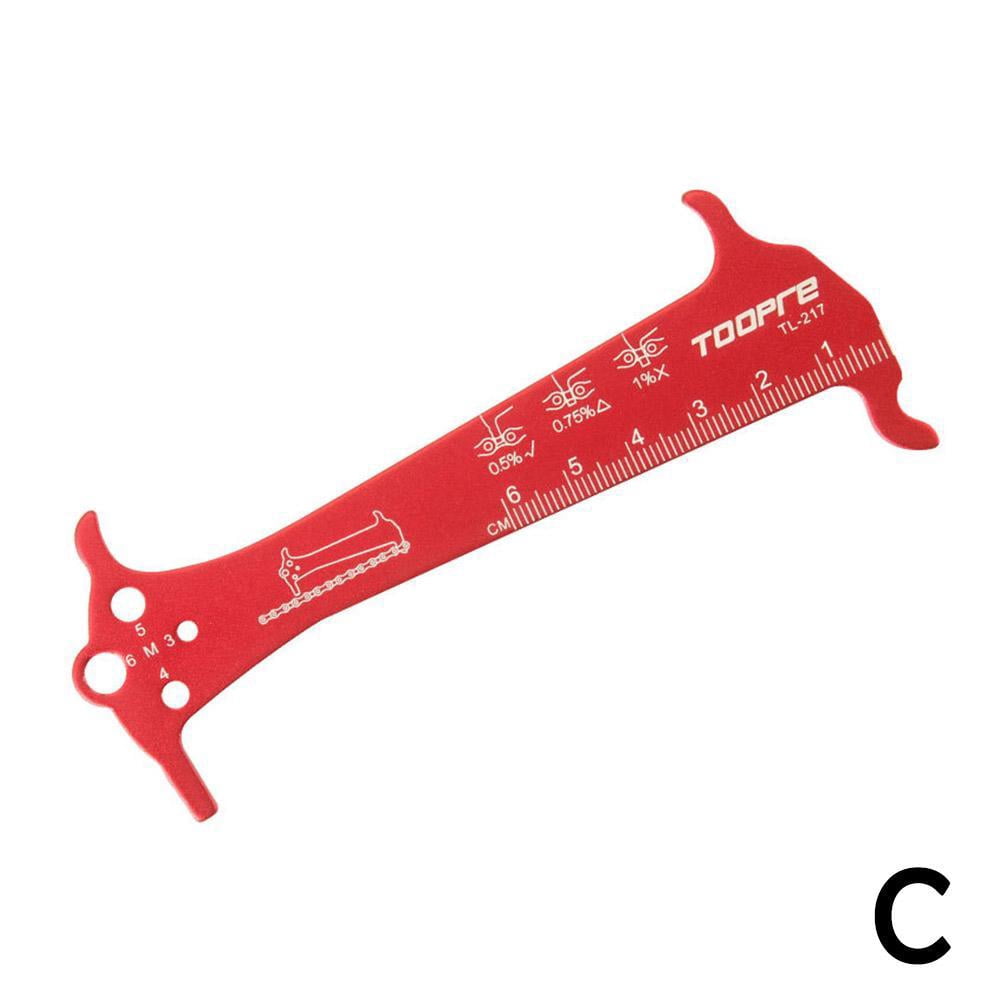 YUEYAN ycle Chain Wear Measuring Indicator Ruler Tensile Tool Detection ...