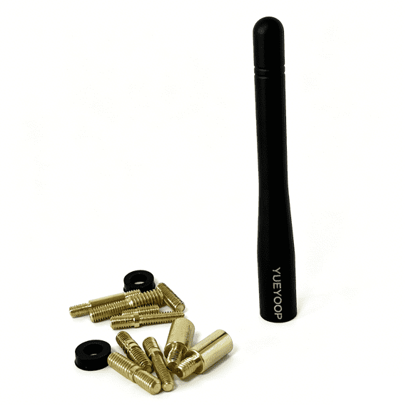 YUEYOOP Car Truck Short Antenna for GM Chevy Silverado 1500 2500 3500 HD Avalanche GMC Sierra 1500 2500 3500 Ford F150 F250 F350