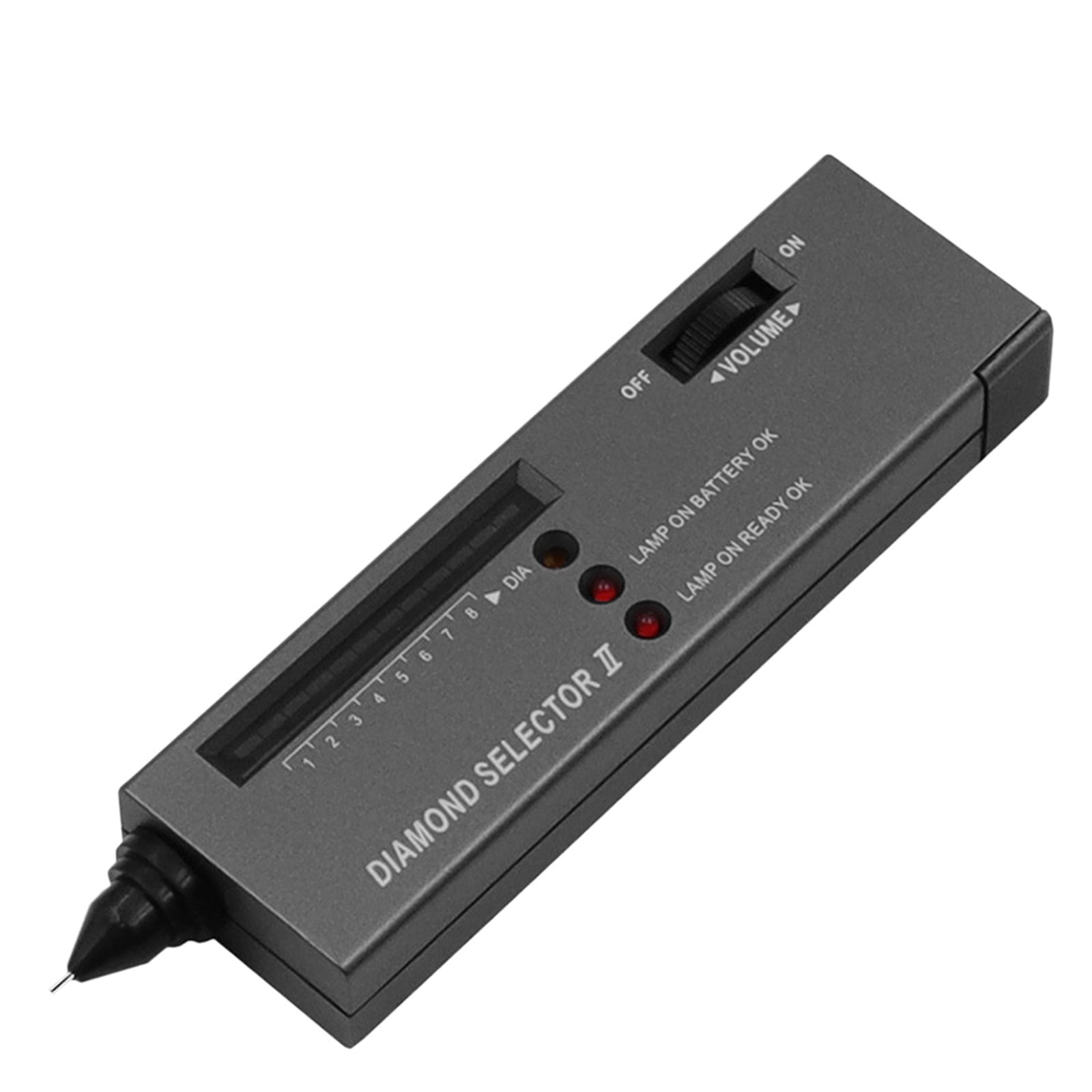 DIAMOND GEM GAUGE Stone Jewelry Measuring Tool Stainless Steel Folding