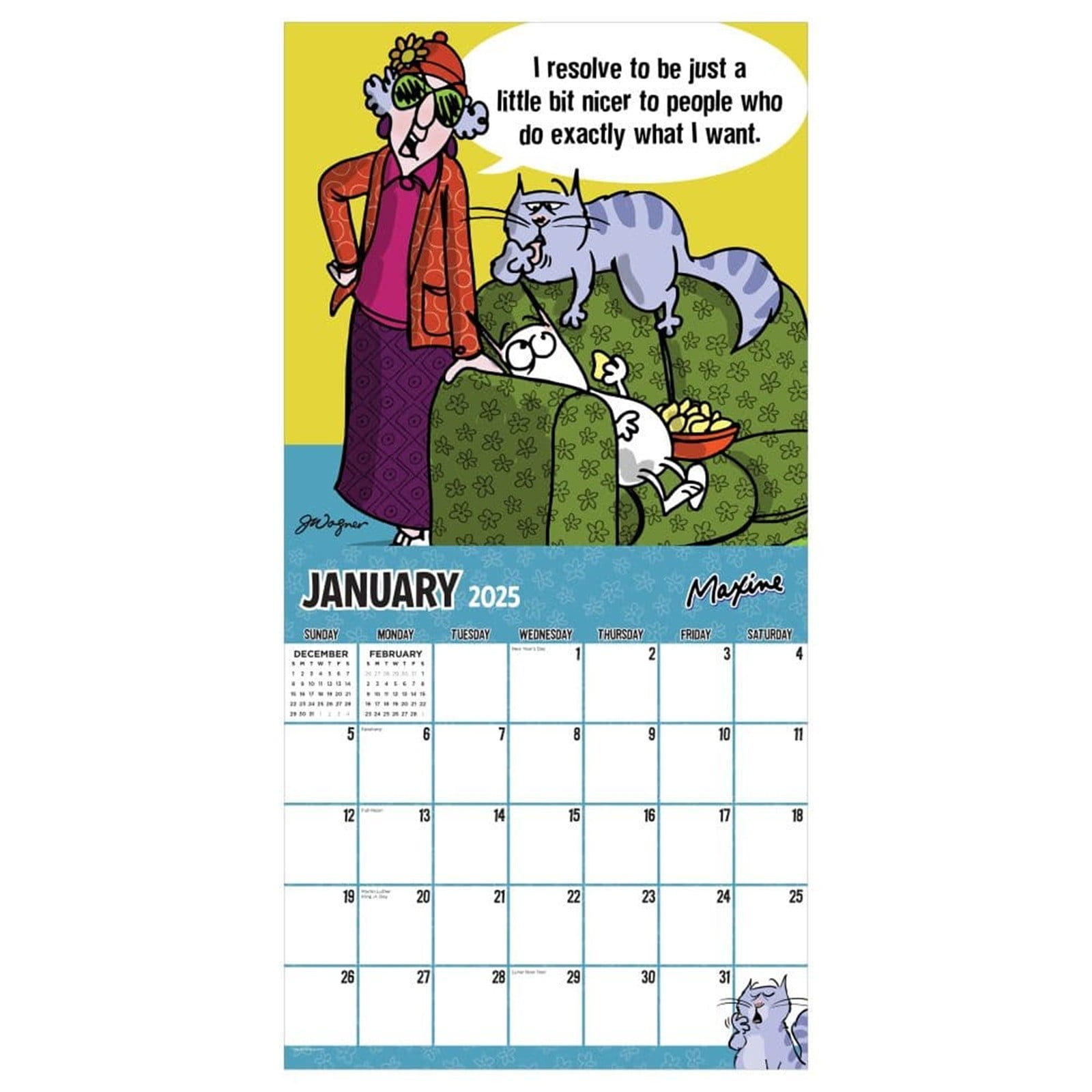 YUEtays Desk Calendar 20252025 Desk Calendar2025 Wall Calendar Large