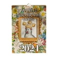 YUEtays Desk Calendar 2025Weird Medieval Cats Calendar 2024 Cat Wall