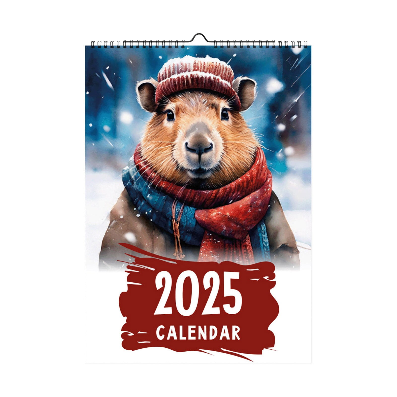 YUEtays Printable Calendar 2025 Journey Of The Capybara'2025