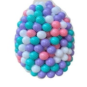 YUFER 200 Pcs Ball Pit Balls - 2.2" BPA-Free Plastic, Sensory Play for Kids, Playrooms & Bounce Houses，Multicolor