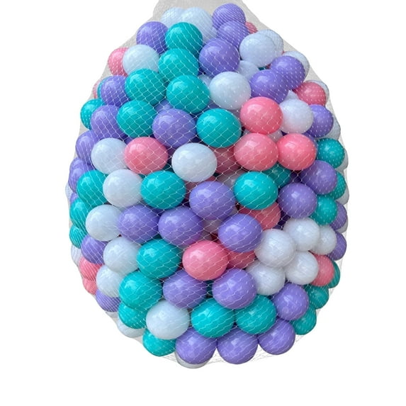 YUFER 200 Pcs Ball Pit Balls - 2.2" BPA-Free Plastic, Sensory Play for Kids, Playrooms & Bounce Houses,Multicolor