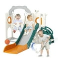 thumbnail image 1 of XJD 8 in 1 Kids Slide for Toddlers Age 1-3 Slide and Swing Set for Children Baby Indoor Outdoor, Playsets Playground Sets for Backyards Plastic, 1 of 10
