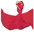 thumbnail image 1 of YUGYXL Summer Maternity Photography Dress Comfy Props Off Shoulder Sleeveless Long Pregnancy Dresses for Photoshoot Special Occasion Fishtail Skirt Today's Red, 1 of 2