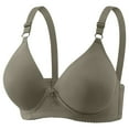 thumbnail image 1 of YUGYXL Anti Saggy Bra for Women Everyday Adjustable Bras Wireless Underwear Bras with Flex Back Breathable Thin Dailt Bra Dark Gray 38, 1 of 2