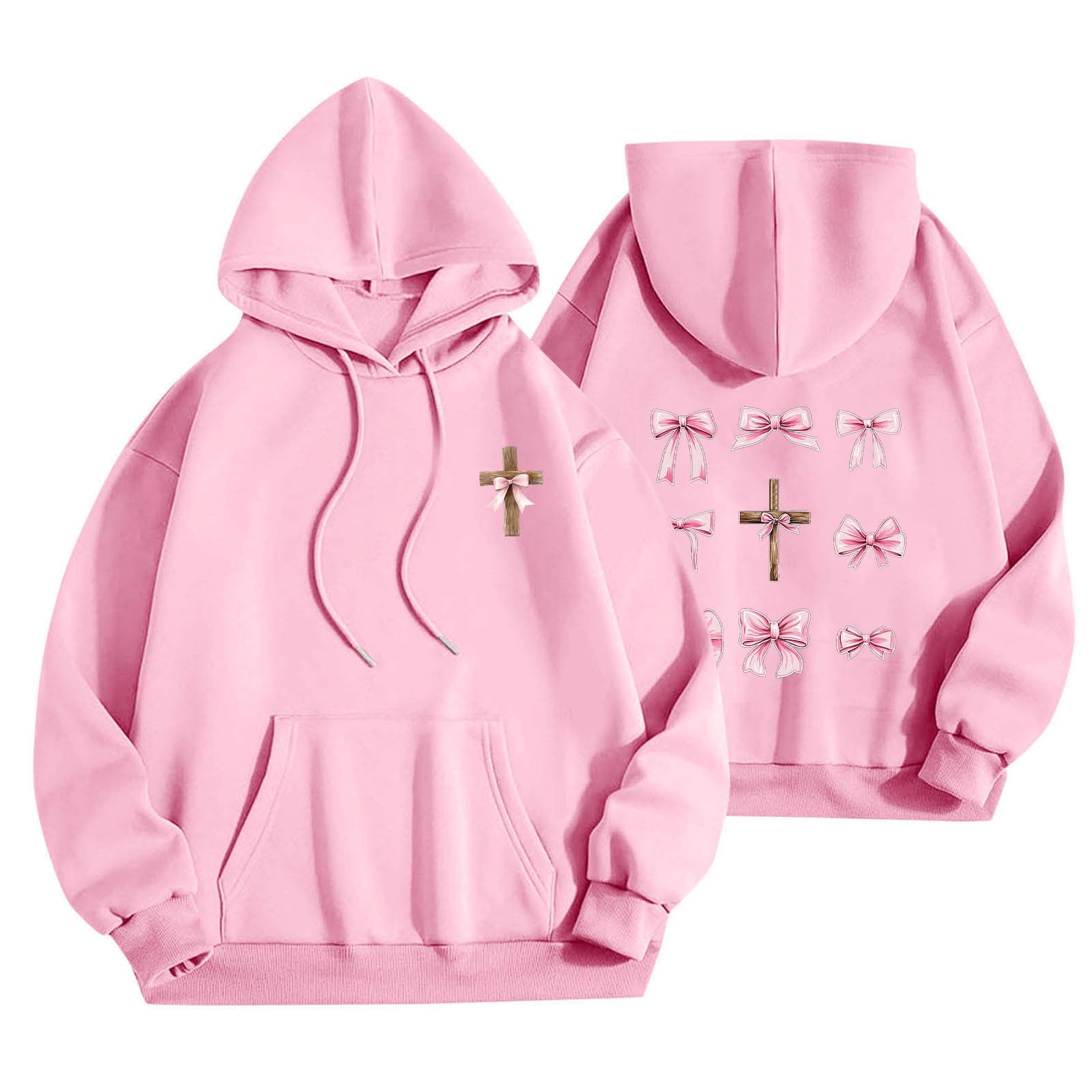 YUGYXL Cute Hoodies for Teen Girl Oversized Graphic Hoodie Womens
