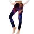 thumbnail image 1 of YUGYXL Summer Leggings for Girls Lounge Thin Tight Long Pants Tie Dye High Waist Lightweight Comfy Trousers Outdoor Slim Trouser D Multicolor 7 Years, 1 of 5