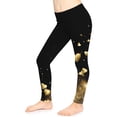 thumbnail image 1 of YUGYXL Deals Toddle Girls Legging Pants Lovely Graphic Slim Comfy Lounge Pants High Waist Mosquito Repellent Long Pants A Black 3 Years, 1 of 6