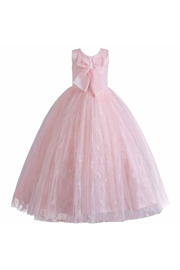Homecoming Lace Dresses Toddler Baby Girl Sleeveless Dress Pleated Layered Princess Dresses Kid Tulle Flower Girl Dresses Fall Size 5-6 Years