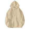 thumbnail image 1 of YUGYXL Hoodies for Women Oversized Graphic Sweatshirt Hoodie Couple Teen Pullover Tops Beige Hoodie M, 1 of 4