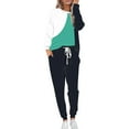 thumbnail image 1 of YUGYXL Lounge Sets for Women Two Piece Outfits Sweatsuits Sets Long Pant Loungewear Workout Athletic Tracksuits Navy XXL, 1 of 8