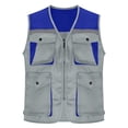 thumbnail image 1 of YUGYXL Reflective Safety Vest for Men and Women High Visibility Vest Strips Zipper Lightweight Tops Gray L, 1 of 6