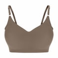 thumbnail image 1 of YUGYXL Seamless Bras for Women with Support No Underwire Push Up Full Coverage Lightly Bra Comfortable Solid Bralettes Brown, 1 of 3