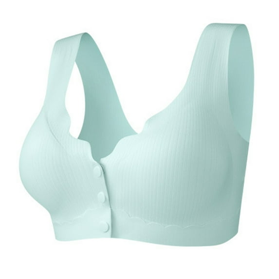 YUGYXL Sports Tank Bras for Women Wire-Free Bras with Removable Cups Smoothing Bras Daily Underwear Yoga Workout Bra Green M