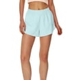 thumbnail image 1 of YUGYXL Thin Sports Shorts for Women Stretch Waist Lightweight Workout Athletic Shorts Quick Dry Active Volleyball Shorts Blue M, 1 of 4
