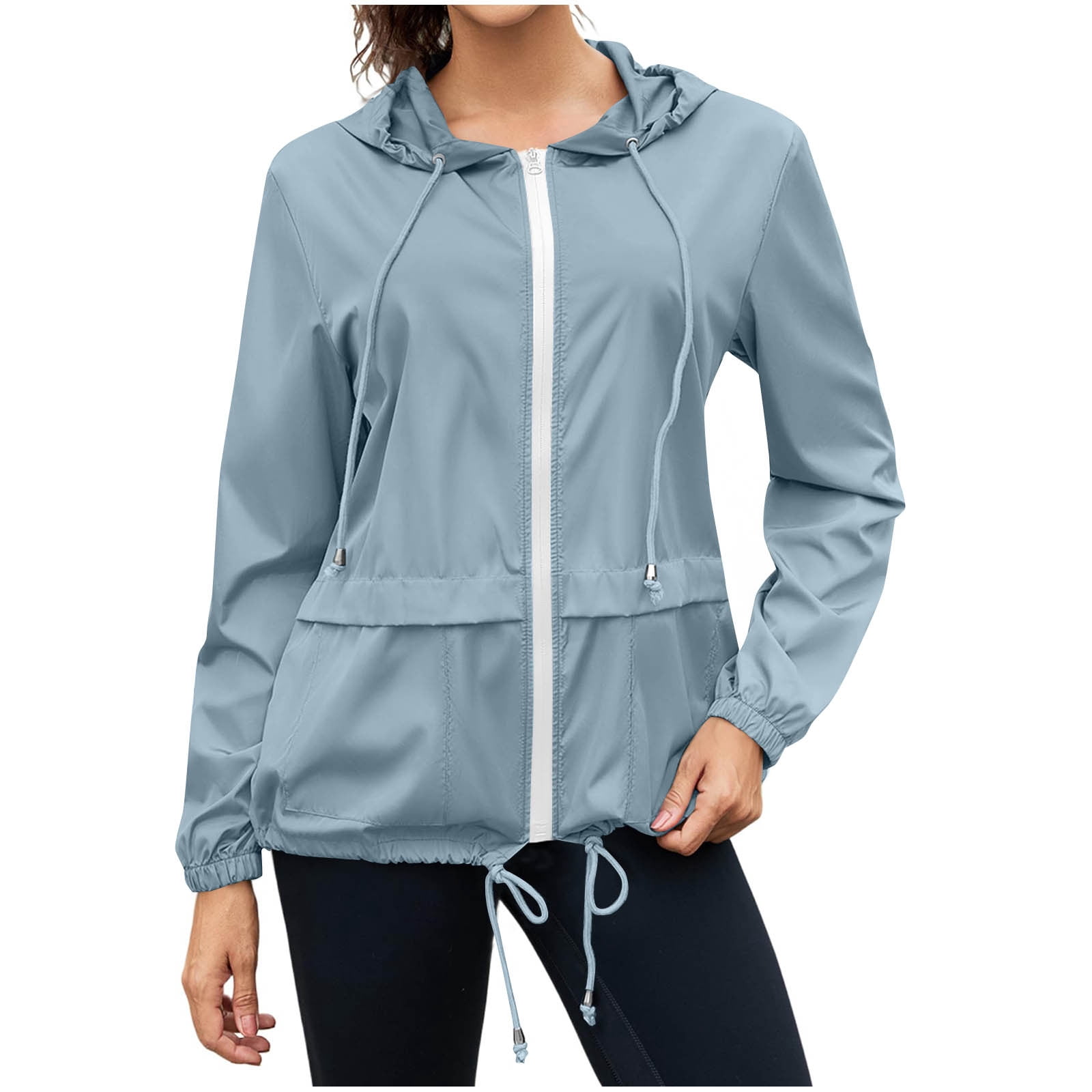 Women’s Waterproof Hooded Lightweight Rain Jacket main image 1