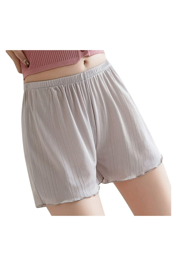 Women's Plus Size Thin Shorts 2025 Summer Loose Shorts Lightweight Comfy Quick Dry Shorts Daily Shorts Gray L