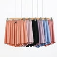 thumbnail image 1 of YUGYXL Women's Stretch Waist Shorts Lovely Decoration Soft Comfy Shorts Sleepwear Shorts Comfy Summer Shorts Black L, 1 of 5
