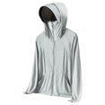 thumbnail image 1 of YUGYXL Women's Sun Protective Jacket Full Zip UPF 50+ UV Sun Protection Clothing Lightweight Long Sleeve Hoodie Sun Shirt XL Gray, 1 of 7