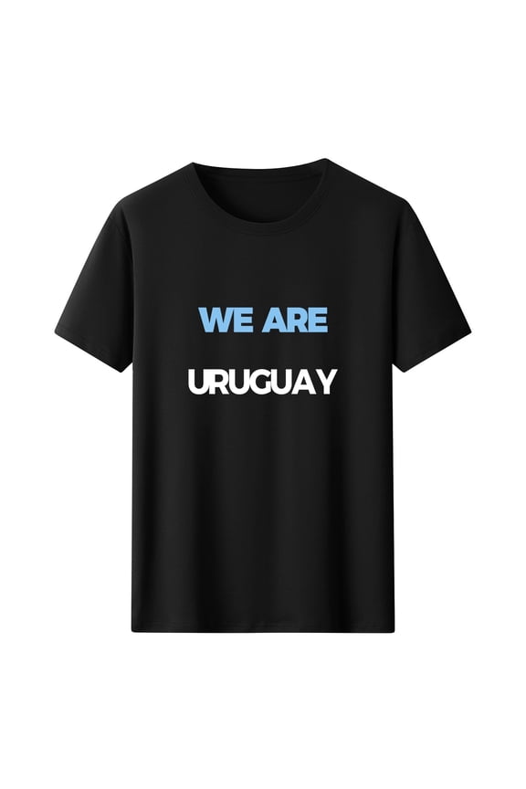 Womens Shirts Uruguay Football Soccer Fan T-Shirt Jersey Football Match Season Tee Tops Short Sleeve Shirt Black Tops S