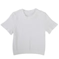 thumbnail image 1 of YUGYXL Womens Short Sleeve T Shirts Buttery Soft Summer Crop Tops Slim Fit Y2k Basic Tees for Workout White Top M, 1 of 6