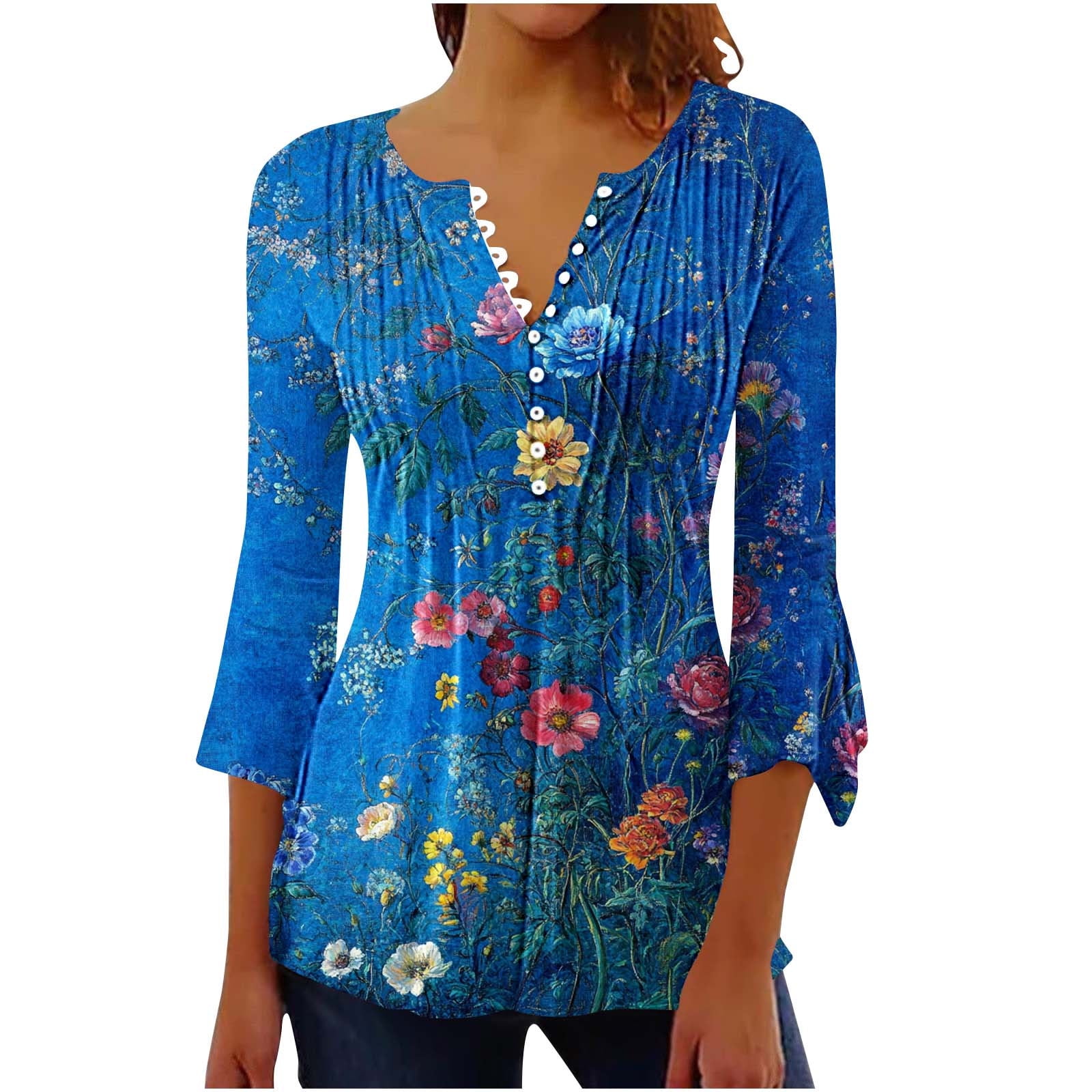 Plus Size Black Geometric Print Tunic