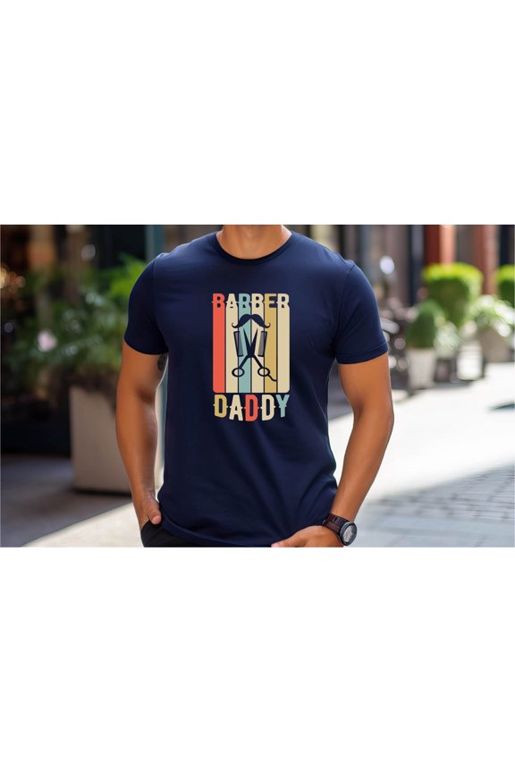 Barber Daddy T-Shirt: Haircutter Father's Day Tee