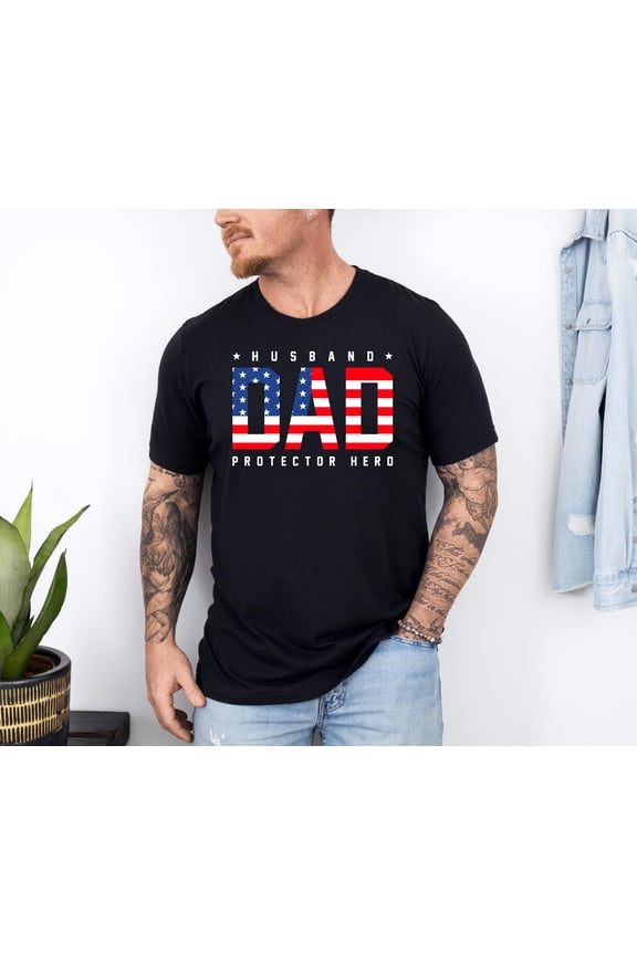 Husband Daddy Protector Hero T-Shirt, Protector Hero T-Shirt, Husband T-Shirt, Dad T-Shirt, Husband Gift, New Dad Gift, Father's Day T-Shirt