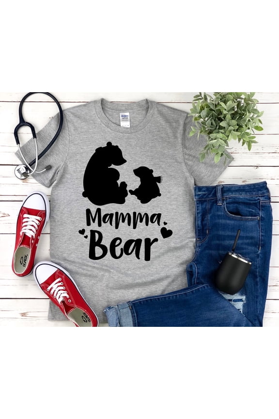 Mamma Bear Shirt - Mama Bear - Mama Bear Gift - Mama Bear T-shirt - Mother Bear - Mama Bear Shirt