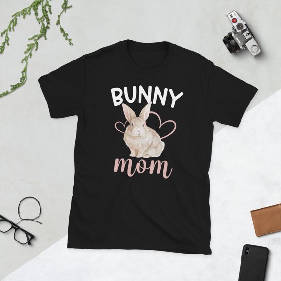 YUHAK Rabbit Mom Shirt Bunny Mama Gifts Rabbit Mother Gift Bunny Owner Rabbit Lover Bunny Momma T-Shirt