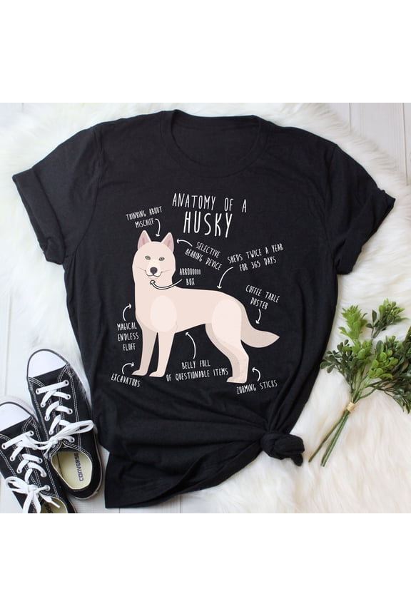 White Husky Shirt, Women Men, Dog Lover Gift, Cute Siberian Husky T-shirt, Funny Husky Lover Tshirt, Pet Tee, Furry Fandom, Mom, Dad