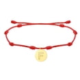 thumbnail image 1 of YUHAOTIN 26 Initial Bracelet Red Seven Knot Bracelet Gold Plated Letter Woven Bracelet Heart Charm Bracelet Woven Bracelet for Men Women Girls Silver and Pearl Bracelet Initial Bracelet Silver, 1 of 3
