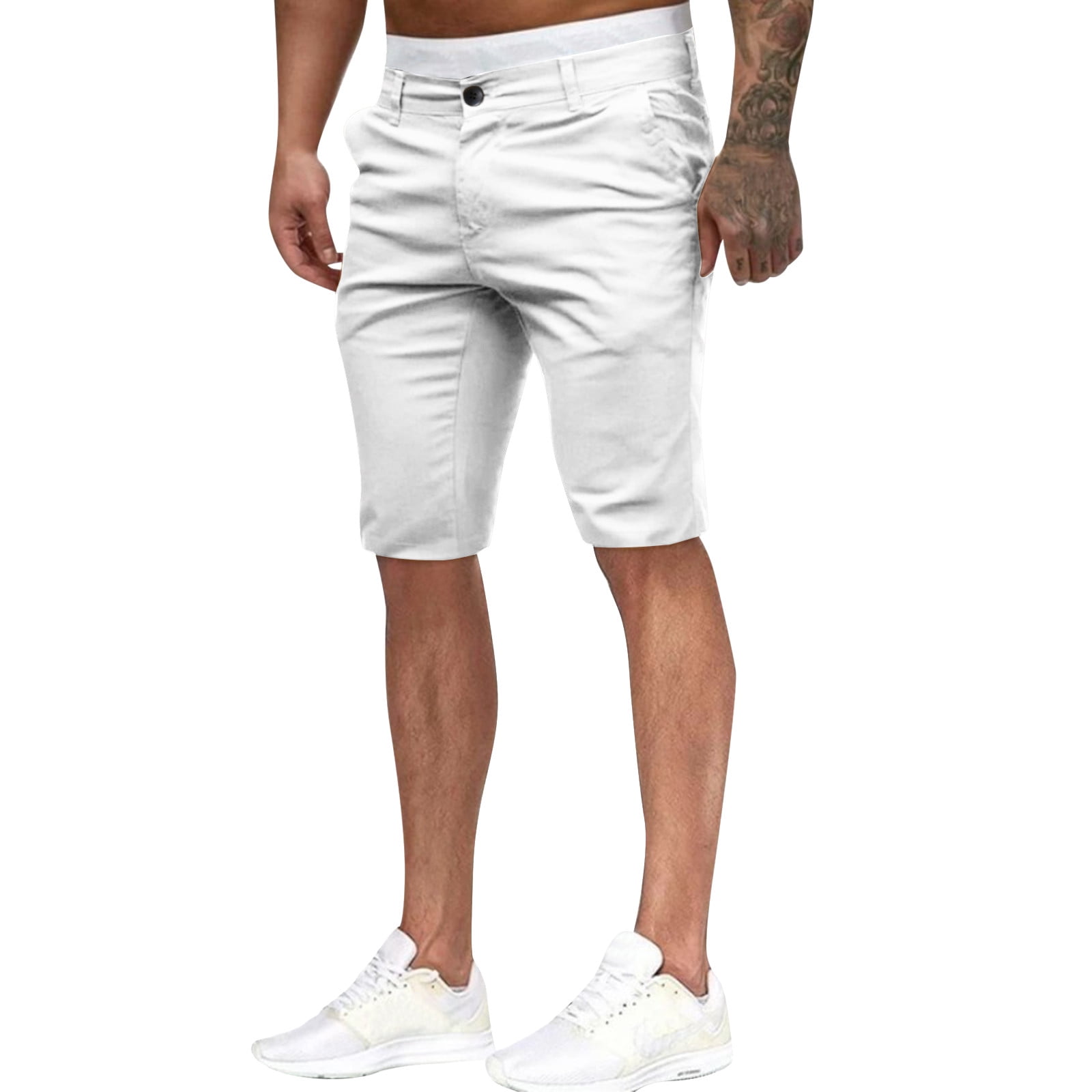 YUHAOTIN Basketball Shorts Men Long Mens Summer Fashion Casual Slim