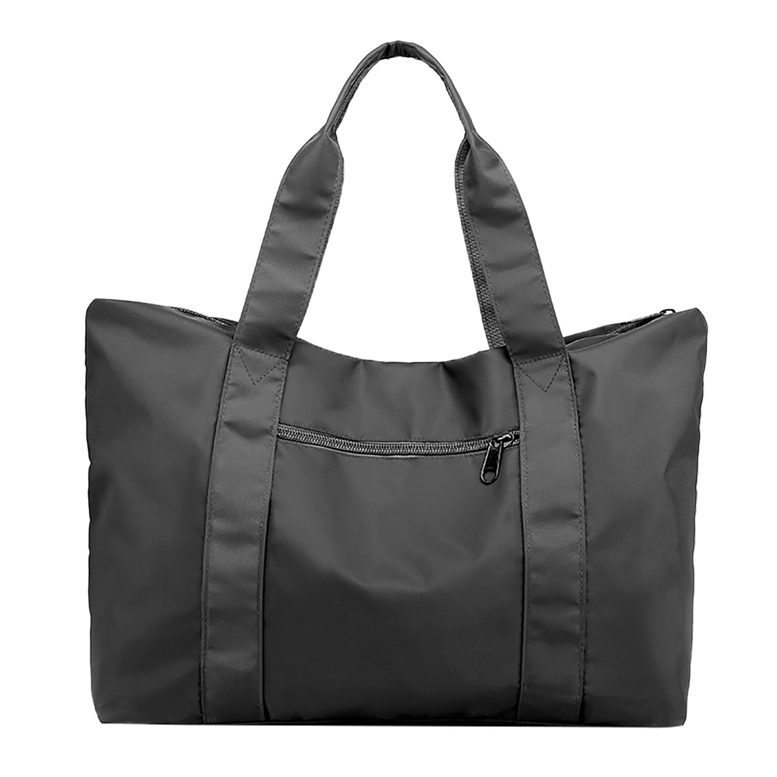 YUHAOTIN Blank Tote Bags New Nylon Cloth Men's and Women's Portable Large Capacity Travel Shoulder Bag Light Pink Purse Womens Tote