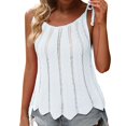 thumbnail image 1 of YUHAOTIN Corset Tops for Women Plus Size Blue Women's Hollowed Out Bikini Top with Lace up Spicy Girl Sweater Vest Womens Tank Tops with Built in Bra Womens Racerback Tank Tops, 1 of 6